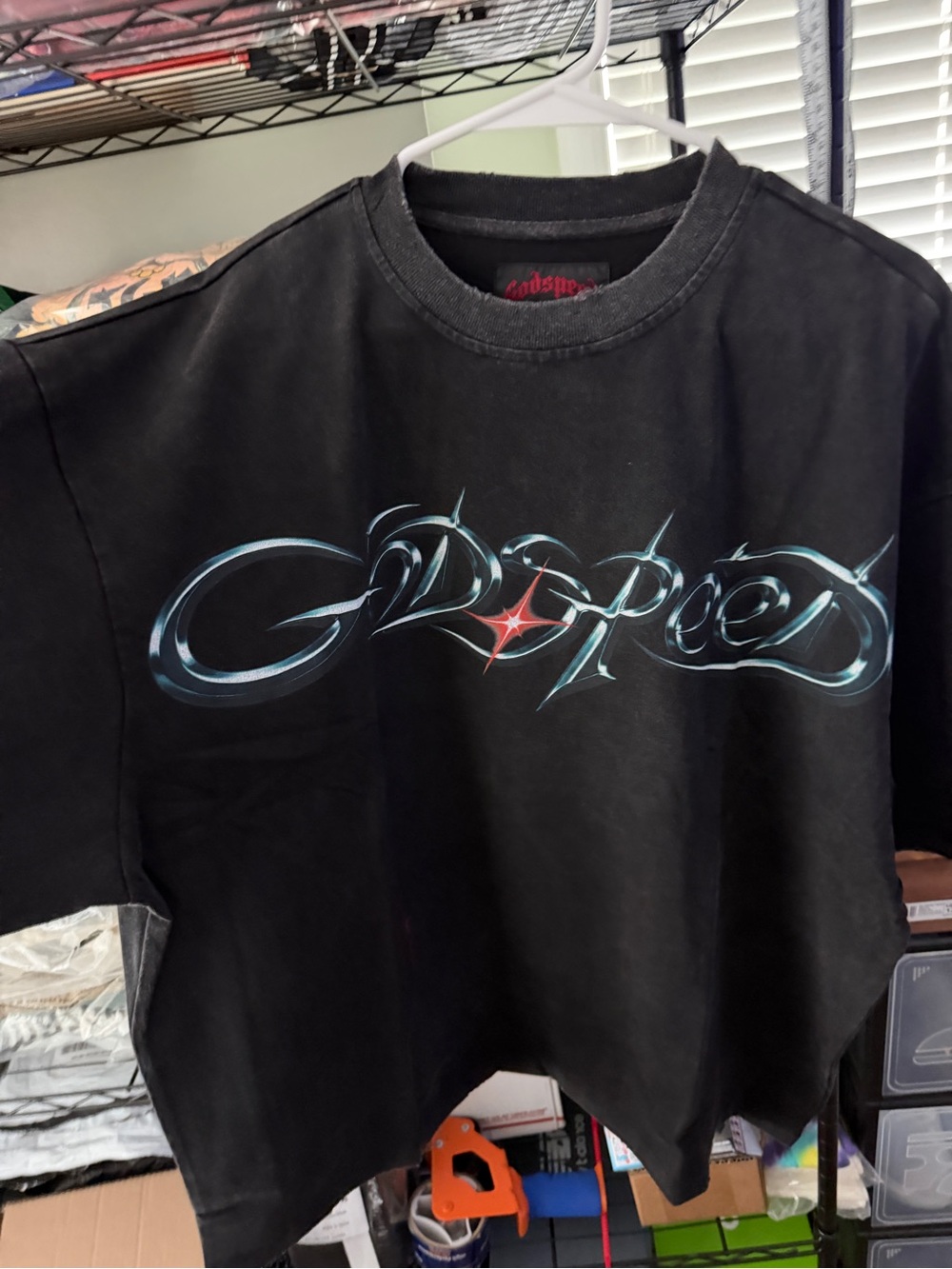 Godspeed Black Short-Sleeve Graphic Crewneck Tee